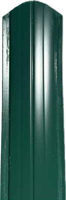 Штакетник металлический Белзабор Полукруг оптима 1500мм (10шт, ПЭ-RAL 6005)