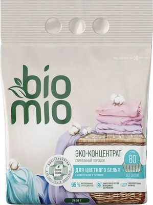 Стиральный порошок BioMio Colors&Whites (2.4кг)