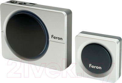 Электрический звонок Feron E-382 / 48923 (серебристый/черный)