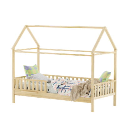 Стилизованная кровать детская Dipriz Авила 90x200 / Д.80004.1 (лак)