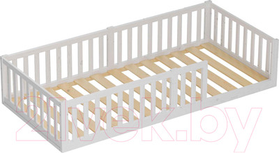 Кровать-тахта Dipriz Афина 90x200 / Д.80029.1 (белый воск укрывистый)