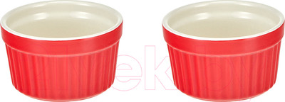 Набор рамекинов ROYAL GARDEN RG-SP-RO9/Re (2шт, красный)