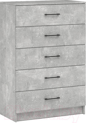 Комод Империал Чикаго 5 ящиков (ателье светлый)