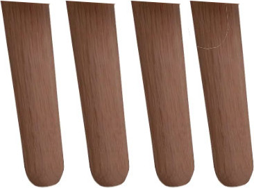 Комплект опор мебельных Dipriz Эдгар Д.7575 (темный дуб)