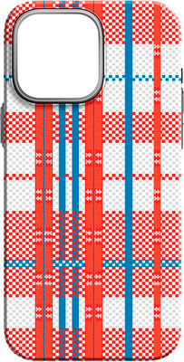 Чехол-накладка Luxo Самоирония Lf-4 ля Apple iPhone 15 (красный/синий, светящийся)