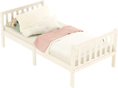 Односпальная кровать детская Dipriz Фиона Д.7551.1 (сосна, белый воск)