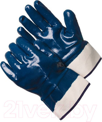 Перчатки защитные Эрдеком Из хлопковой подкладки с нитриловым покрытием / 650011 (р.10.5)