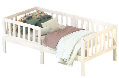 Кровать-тахта детская Dipriz Фиона 80x160 / Д.7552.1 (белый)