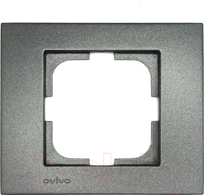 Рамка для выключателей и розеток Ovivo Grano 400-110000-096 (дымчатый)