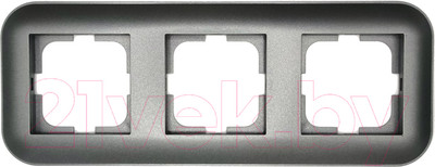 Рамка для выключателей и розеток Ovivo Loft 404-110011-227 (дымчатый)