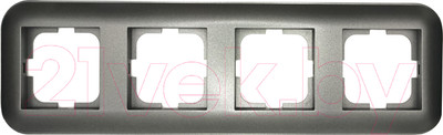 Рамка для выключателей и розеток Ovivo Loft 404-110011-228 (дымчатый)
