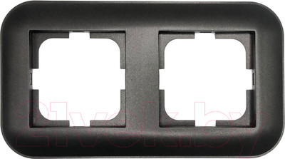 Рамка для выключателей и розеток Ovivo Loft 404-170017-226 (черный)