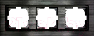 Рамка для выключателей и розеток Ovivo Quantum 405-360000-227 (черный)