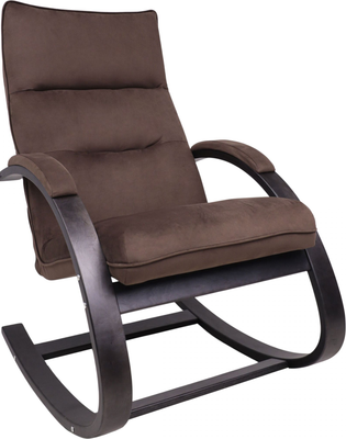 Кресло-качалка Импэкс Leset Морено (венге текстура/Velur 23)