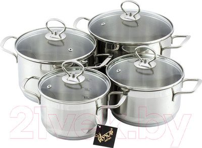 Набор кастрюль Кухар Лотос Классика КЛ1-004С