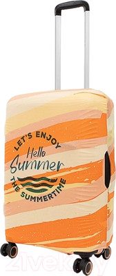 Чехол для чемодана Grott 210-LCS934-M-LCL (оранжевый)