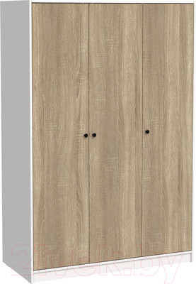 Шкаф Mio Tesoro Мини 3 двери 2.07.01.040.11 (белый/сонома)