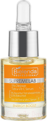 Сыворотка для лица Bielenda Professional Supremelab Energy Boost 5% Tetra-Vit C (15мл)