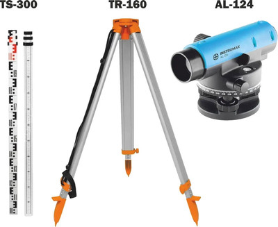 Оптический нивелир Instrumax AL-124 + Рейка TS-300 + Штатив TR-160 / IM0131_К1