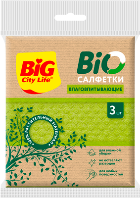 Салфетка хозяйственная Big City Life Влаговпитывающая
