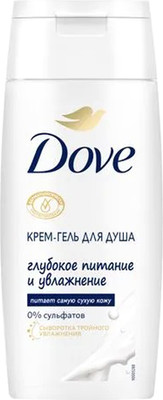 Гель для душа Dove Глубокое питание и увлажнение (100мл)