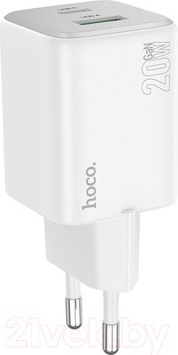 Адаптер питания сетевой Hoco N41 (белый)