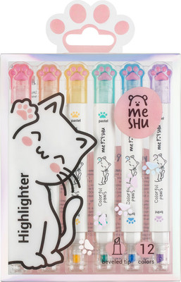 Набор маркеров Meshu White kittens / MS_55401 (12цв)