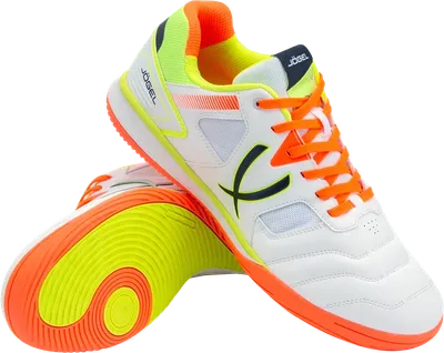 Бутсы футзальные Jogel Tornado 2.0 (р-р 36, белый/оранжевый)