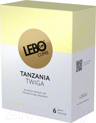 Кофе в дрип-пакете Lebo Танзания арабика молотый (6x10.5г)