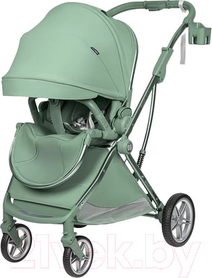 Детская прогулочная коляска Farfello Fest Lux / FL-13 (зеленый)