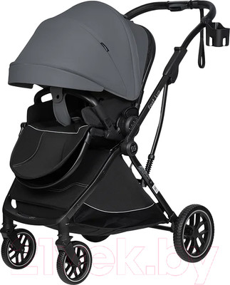 Детская прогулочная коляска Farfello Fest Lux / FL-11 (темно-серый)