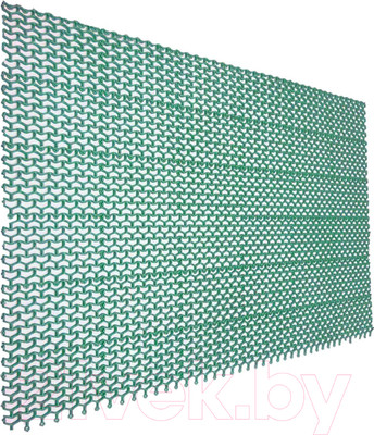 Коврик грязезащитный Ковропласт Волна (80х120, зеленый)