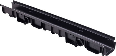 Лоток водоотводный Альта-профиль 60 1.015x0.138x0.1м (черный)