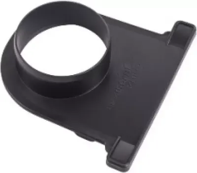 Заглушка лотка водоотводного Альта-профиль 110 с отводом 0.142x0.13x0.042м (черный)