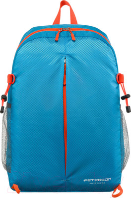 Рюкзак Peterson PTN 23006-6663 (голубой/оранжевый)