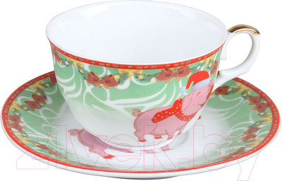 Чашка с блюдцем Rosenberg R-255017