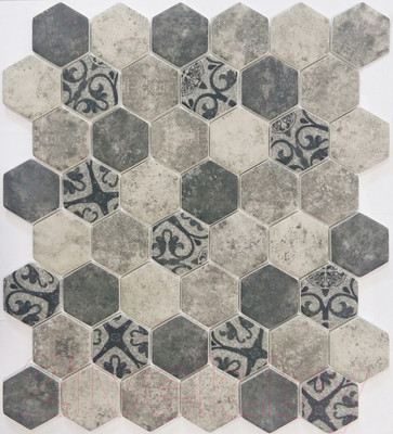 Мозаика Jenru Draft Grey (345x300)