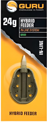 Кормушка рыболовная Guru Hybrid Feeder Inline Mini 24г / GHFMI