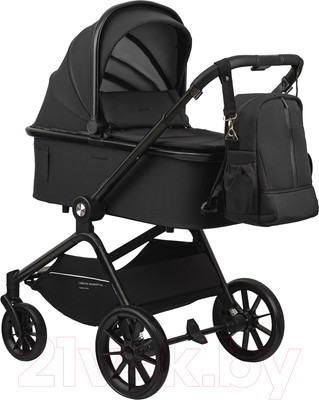 Детская универсальная коляска INDIGO Solar 2 в 1 (черный)