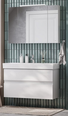 Тумба под умывальник Roca Oleta 100 / A857641806 (белый глянцевый)