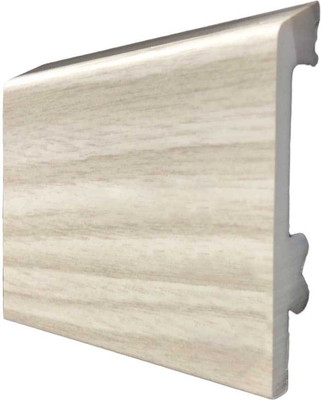 Плинтус КТМ-2000 Дюрополимер ПВБ80-618В (2м, дуб снежный)