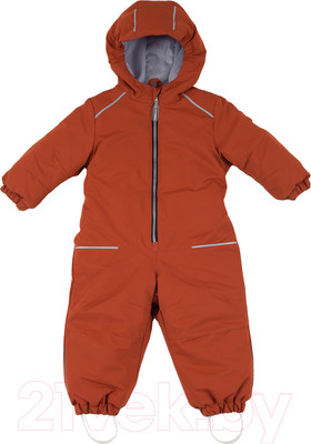 Комбинезон прогулочный детский MOWbaby Lappy / 157/7-86 (оранжевый, р.86)