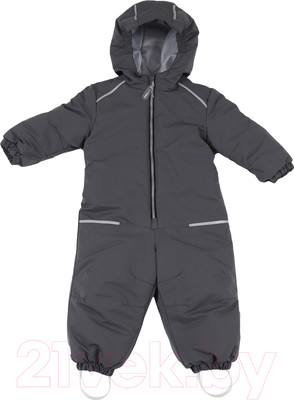 Комбинезон прогулочный детский MOWbaby Lappy / 157/8-74 (серый, р.74)