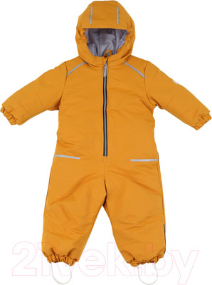 Комбинезон прогулочный детский MOWbaby Lappy / 157/9-74 (желтый, р.74)