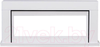 Портал для камина Смолком Geneva V60  (бьянко белый/черный)