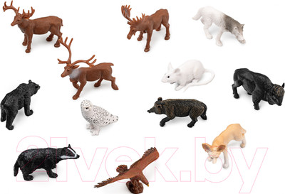 Набор фигурок коллекционных Konik Wildlife Лесные животные / AMW2141