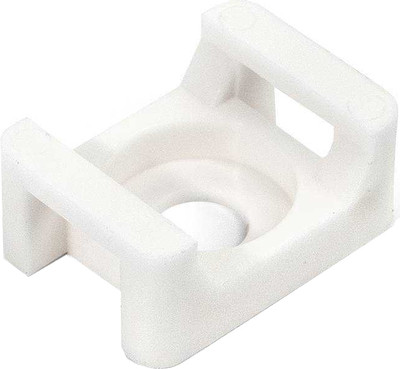 Площадка для стяжки Fortisflex ПМО 22x16 / 53313 (100шт, белый)