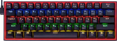 Клавиатура Redragon Fizz / 70671 (черный/красный)