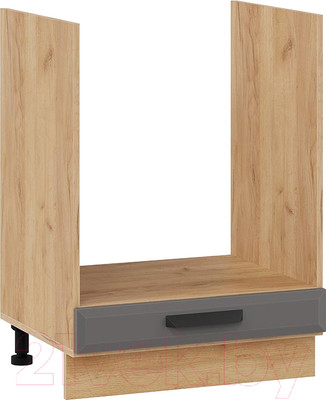 Шкаф под духовку ТриЯ Тиана 1Н6Б (дуб крафт золотой/асфальт супермат)