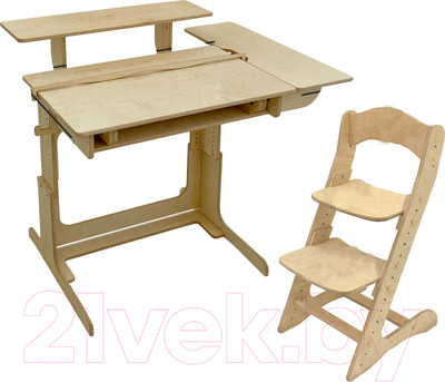 Парта+стул Движение-жизнь Ученик оптим (масло)
